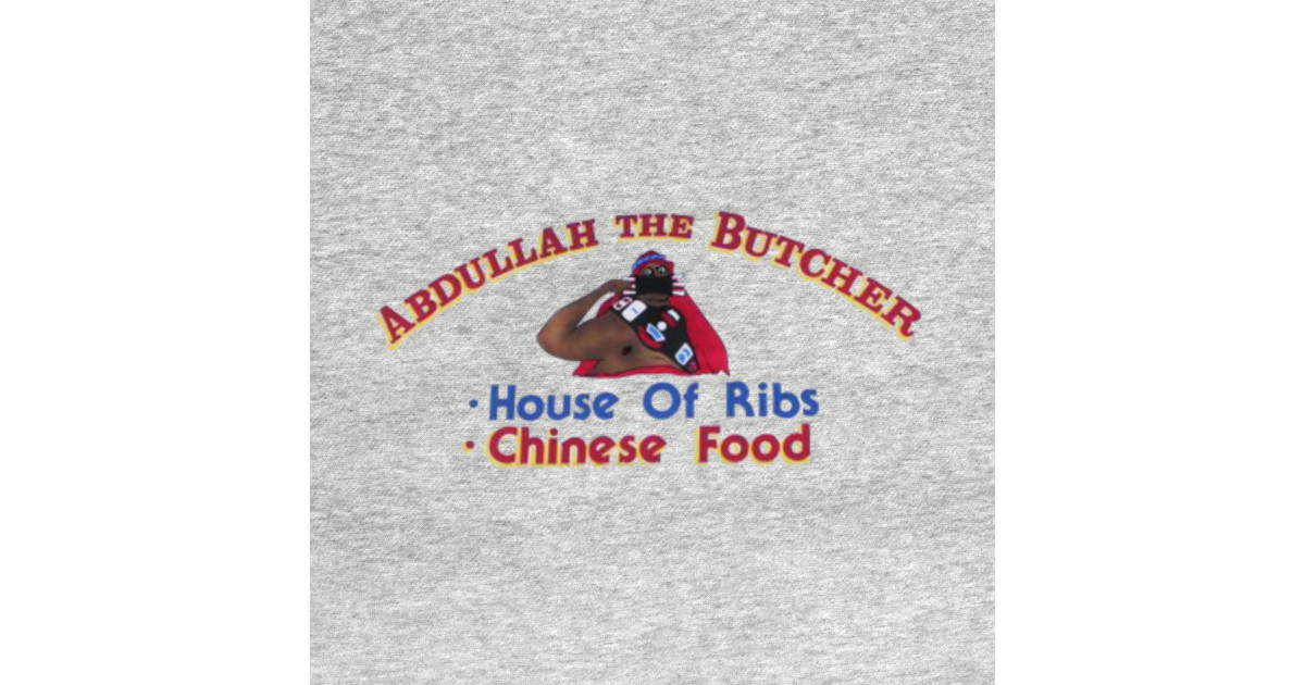 abdullah the butcher t shirt